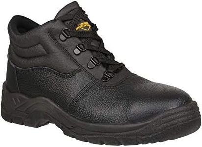 Iron Mountain IMBT227 Botas de Seguridad Impermeables para Trabajo y Servicios Públicos, Unisex, Negro, EU 42