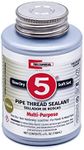 Rectorseal 25631 4-Ounce No. 5 Pipe Thread Sealant , Yellow , 4 fl. oz.