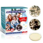 HAATEST Mold Test Kit for Home: 6 Simple Mold Detector with Detailed Identification Guide for Home Surfaces & Indoor Air Quality & HVAC Testing Results in 48 Hours - at Home Black Mold Detection Kit