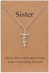 Lcherry Cross Necklace Sister Cross