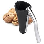 Czhxtqz Nutcracker with Handle,Walnut Pecan Nut Crackers Tool Heavy Duty for All Nuts, Pecan, Walnuts Black