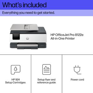 HP OfficeJet Pro 8122e Wireless All-in-One Printer – Color Inkjet