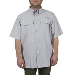 HABIT Men's Belcoast Short Sleeve River Guide Fishing Shirt, Micro Chip, XXXXL