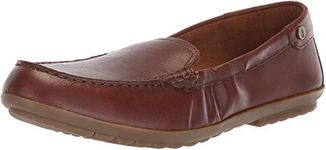 Hush Puppies Women's Aidi Mocc Slipon Slip On, Dachshund Leather, 8.5 M US