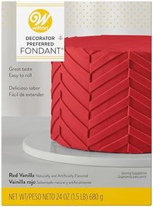 Wilton W7102-04 Decorator Preferred Fondant 24oz, 24 ounce, Red