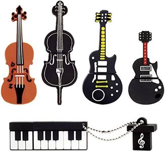 LEIZHAN 5 x 32GB Musical Instruments USB Flash Drive Computer Memory Stick USB 2.0 Pendrive for Students