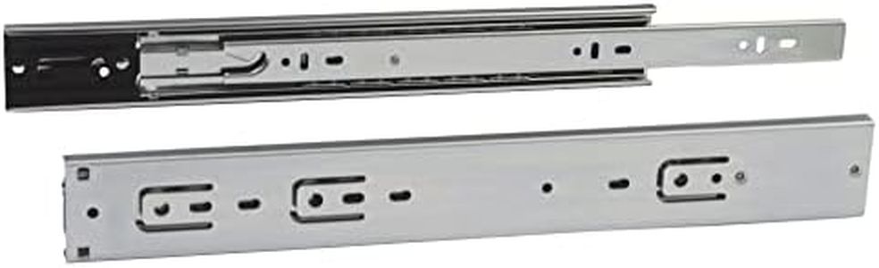 Amig - Juego de 2 guías Correderas Mod.36 de Acero Zincado para Cajones de Muebles, Cajoneras o Armarios | De Extracción Total con Autocierre | Resistencia de carga: 30 Kg/Par | Medidas: 400 x 45 mm
