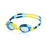 Speedo Unisex Kid's Swim Goggles Skoogle Ages 3-8, Enamel Blue/Yellow Tie Dye, One Size