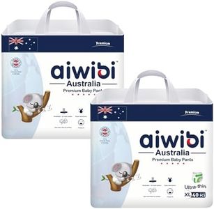 AIWIBI Royal Care Baby Nappy Pants, Size 5 (12-17kg) 80 Count, Ultra Thin, Super Absorption, 360 Stretchy Waistband, Hypoallergenic Training Underwear (2 X 40 Pack)