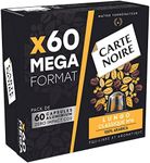 Carte Noire, Espresso Lungo, Nespresso Compatible Aluminium Capsules, 1 Pack of 60 Coffee Pods, 100% Arabica, Roasted and Nutty Notes, Intensity 8/10, Rich Texture, Coffee Capsules for a Tall Coffee