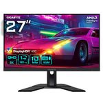 GIGABYTE M27Q EK 27" LED Quad HD Gaming Monitor - 2560 x 1440(Quad HD), 170Hz, 0.5ms, FreeSync Premium, DisplayHDR 400, HDMI 2.0, DisplayPort 1.2