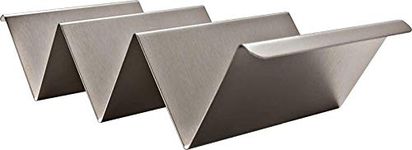 MILAD Stainless Steel Serving Tray, Taco Holder (4 X 8 Inch, Pack Of 1), Floating Shelves