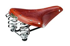 Brooks England B427DSA07203 B67 S Bicycle Saddle, Women's, Honey-Chrome Springs