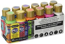 Decoart DECDASK.354 Americana Value Pack Acrylic Americana Acrylic Paint Value Pack 12Pc