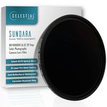 55mm SUNDARA by Celestial Optical - ND1000000, 20-Stop Solar Filter for DSLR Cameras - Schott B270 Optical Glass - 16-Layer Nano Coating - Anti-Reflective & Waterproof for Solar & Eclipse Photography