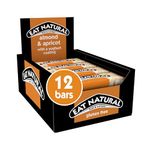 Eat Natural Almond & Apricot with a Yoghurt Coating Fruit & Nut Bars 12 x 40g