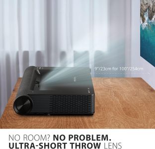 ViewSonic 4K Ultra Short Throw Projector – Black