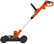 BLACK+DECKER Electric Lawn Mower, String Trimmer, Edger, 3-in-1, Corded (BESTA512CM)