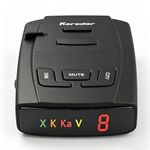 KARADAR S360 Radar Detector - X/K/Ka Band & Laser Detection, City/Highway Mode, VG-2 Immune, Detectable Police Speed Trap Detector for Cars Laser Eye and False Warning Filtering