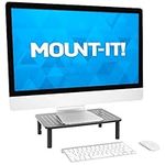 Mount-It! Monitor Stand, Metal Mesh