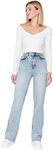 Trendyol Women High Waist Wide Leg Wide Leg Jeans Light Blue