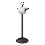 nu steel TGORB13H Toilet Tissue Paper Holder-Dispenser and Roll Storage for Bathroom Oil Rubbed Bronze Finish, ORB