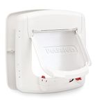 PetSafe, Deluxe Magnetic Cat Flap, Selective Entry, 4 Way Locking - Staywell (White)