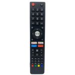 Upix Remote with Netflix, YouTube & Prime Functions (No Voice), Compatible/Replacement for BPL Smart TV Remote Control (Exactly Same Remote Will Only Work)