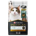 Purina Pro Plan Dry Cat Food, Specialized LiveClear Chicken & Rice - 7.26 kg Bag (1 Pack)