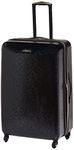 American Tourister Belle Voyage Hardside Luggage with Spinner Wheels, Black, Checked-Medium 25-Inch