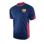 Icon Sports FC Barcelona Jersey-Inspired Game Class Striker Shirt, Navy, Small