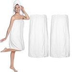 Tigeen 2 Pcs Towel Wrap for Women L