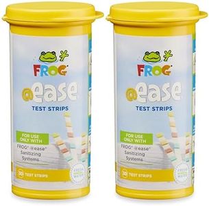 FROG @Ease Test Strips for Hot Tubs and Swim Spas - Test Strip with Out Indicator for FROG @Ease SmartChlor Cartridges, pH, Total Alkalinity and Total Hardness - 60 Test Strips