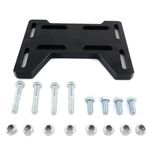 Adjustable Motor Adapter Bracket Plate Aluminum for Mini Bike Go Kart for Mini Bike,Go Kart,Coleman 100, Doodlebug DB30 for Small 4 Stroke Engines 212 Preditor, Briggs Stratton, Tecumseh, Honda, Tillo