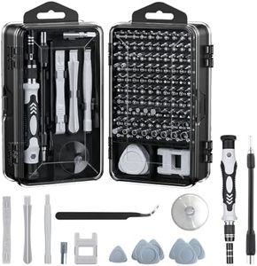 Dyazo 115-in-1 Precision Screwdriver Set | Professional Magnetic Wrench Bits Repair Tool Kit with Portable Case for Electronics, Mobile, Laptop, PC, Watch, Game Console & DIY Household Repairs (Black)