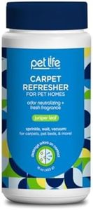 Pet Life Unlimited Carpet Refresher Powder, Carpet Deodorizer Powder Pet Safe - Carpet Powder Pet Odor Eliminator for Carpet with Plant-Based Juniper Leaf Scent - Made in the USA - 16oz (Pack of 1)