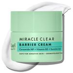 Rael Miracle Clear Barrier Cream - Korean Skincare, Oil-Free Face Moisturiser, Acne Prone Sensitive & Oily Skin, Lightweight, w/Succinic Acid, Vitamin B5 Panthenol, Vegan (53ml)