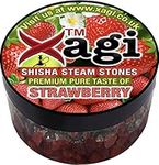 Xagi Strawberry Shisha Flavour Hookah Flavour Nicotine-Free No-Tobacco Shisha Steam Stones 100g