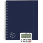 Panda Planner Ultimate 6 Month Productivity Bundle - Spiral Planner with Goal Setting, Monthly, Weekly & Daily Pages and Timer For Increased Focused