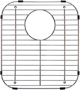 Franke Evolution Universal 13.1 x 11.6-inch Double Bowl Sink Protection Grid in Stainless Steel with Rear Drain, FGD75