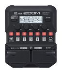 Zoom G1 FOUR Guitar Multi-Effects Processor Pedal, With 60+ Built-in effects, Amp Modeling, Looper, Rhythm Section, Tuner, Battery Powered, Black