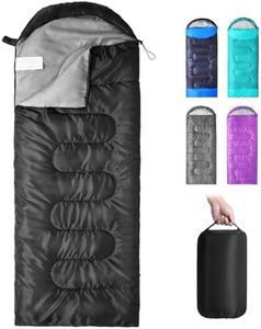 Advwin Camping Sleeping Bag for Adults Boys and Girls Lightweight Backpacking 3 Season Warm Weather Waterproof Kids Sleeping Bags for Hiking Camping Outdoor Travel