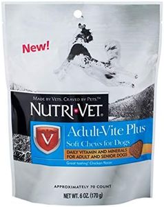 Nutri-Vet Adult-Vite Plus Soft Chews for Dogs |Formulated with Vitamins and Minerals | Supports Everyday Health | 70 Count