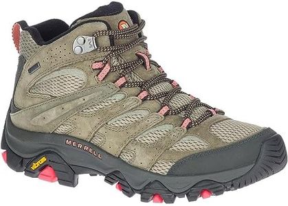 Merrell Women's Moab 3 Mid GTX Hiking Boots, Olive, 10.5 US