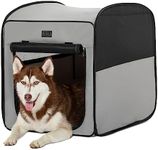 Petsfit Pop Up Collapsible Dog Crate for Large Dogs, Waterproof Cat Cage Soft Dog Kennel Carrier for Traveling