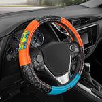 BDK Auto SDSW-1121: Scooby Doo Mystery Machine Steering Wheel Cover/Pu