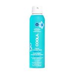 Coola Classic SPF 50 Body Sun Cream Spray, 70 Percent + Organic Sunscreen with Broad Spectrum UVA/UVB Protection, Reef Friendly and Vegan, Fragrance Free, 177 ml