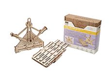 UGEARS STEM Arithmetic Kit 2 in1 Model Kit - Creative 3D Wooden Puzzles for Adults, Teens and Children - DIY Mechanical Science Kit for Self Assembly - Educational and Engineering 3D Puzzles with App