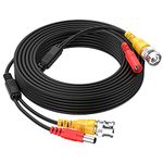 EKYLIN 32FT 10M Pre-Made 2-in-1 BNC Video + Power DC Extension Cable for CCTV Security Camera Home Surveillance Closed-Circuit TV System