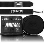 Animal Athletics® Predator Boxing Wraps - Boxing Wraps - Hand Wraps Boxing Inner gloves - Boxing Hand Wraps Mens - Hand Wraps Muay Thai - Boxing Gifts for Men - Boxing Wraps Womens - black wraps